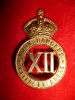 MM74 - 12th The York Rangers Militia Cap Badge